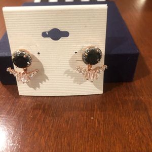 Brand New Henri Bendel 2-in-one earrings